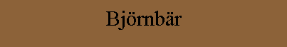 Björnbär