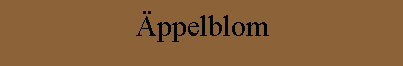 Äppelblom