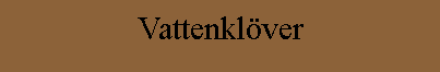 Vattenklöver