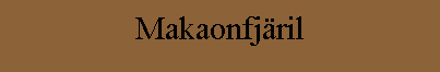 Makaonfjäril